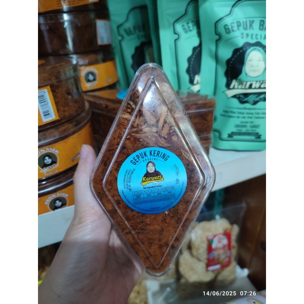 

gepuk kering Karwati