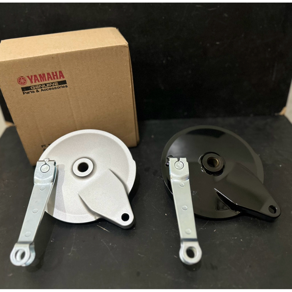 tutup kampas rem tromol belakang rx king scorpio pio set as paha rem byson original yamaha