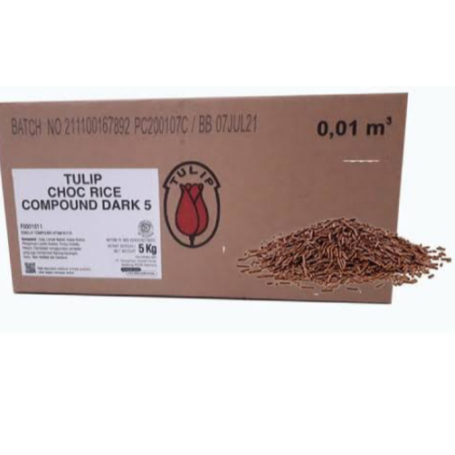 

Mesis Butiran Cokelat Tulip 5kg - Gosend/Grab Only!! !!