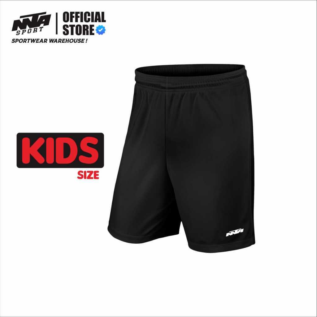 BISA COD CELANA PENDEK KOLOR OLAHRAGA HITAM POLOS DRYFIT DRIFIT MILANO UKURAN ANAK TANGGUNG MURAH BA