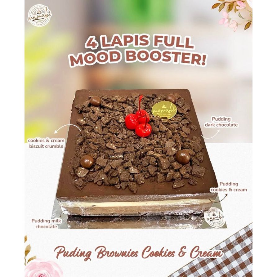 

pudding cookies and cream medium