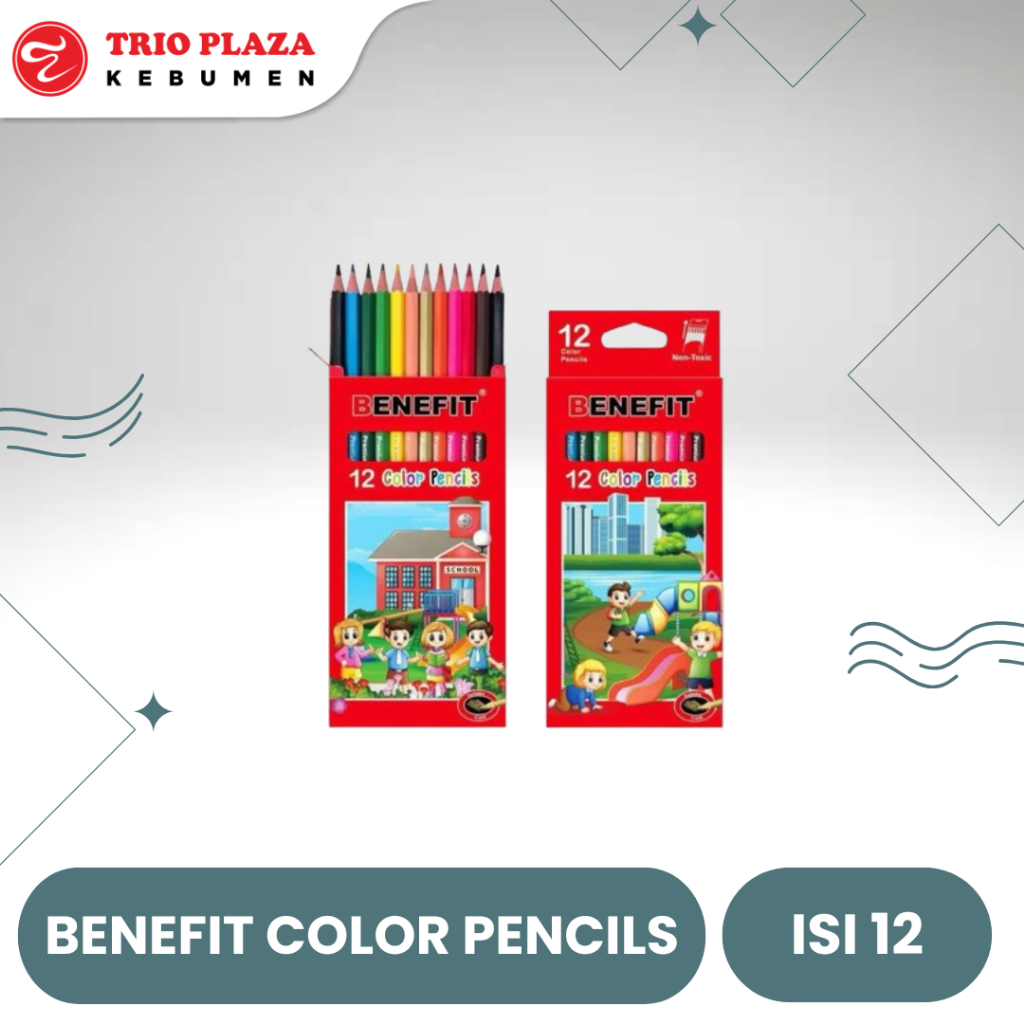 

PENSIL WARNA BENEFIT ISI 12