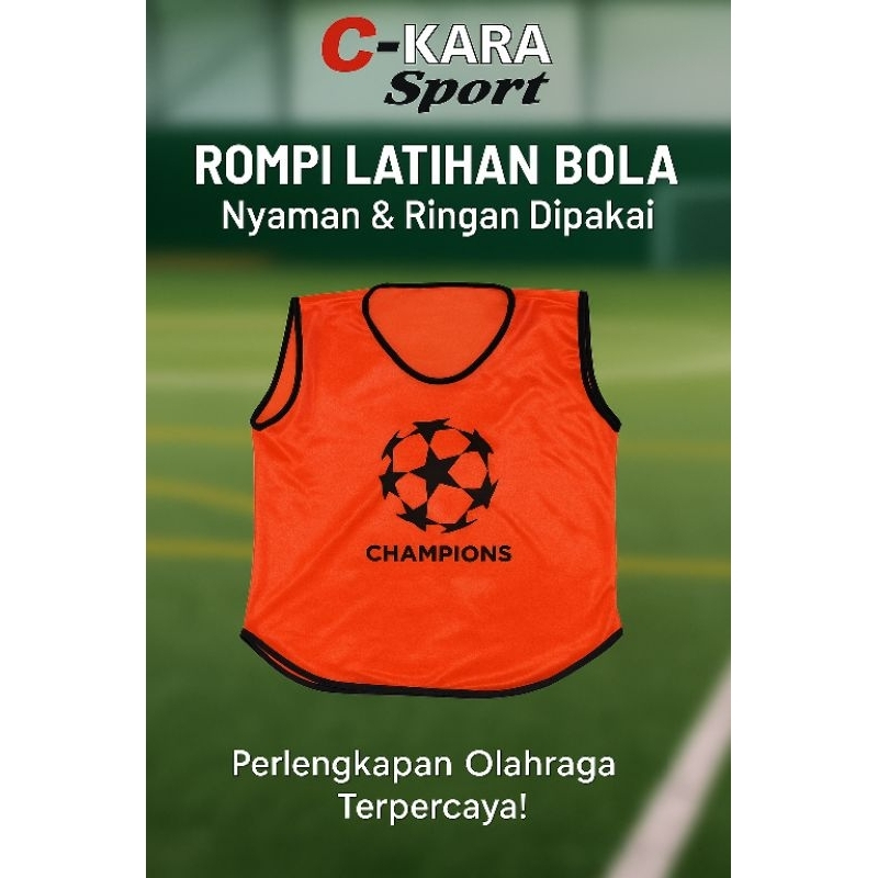 Rompi Dewasa - Rompi Sepakbola Rompi Futsal Rompi Olahraga Pria Wanita Rompi Latihan Model Terbaru R