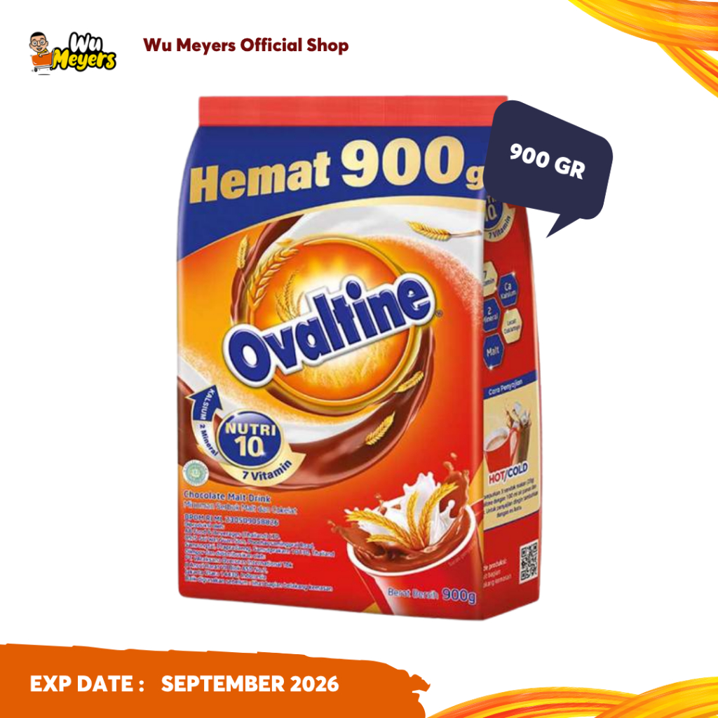 

Ovaltine Classic Susu Bubuk Coklat 900 gr