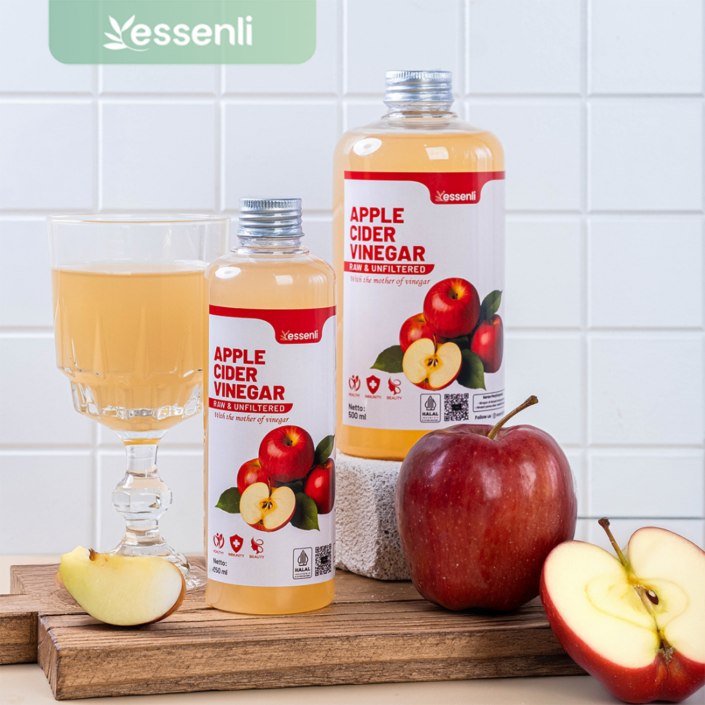 

ESSENLI Cuka Apel with mother / Apple Cider Vinegar