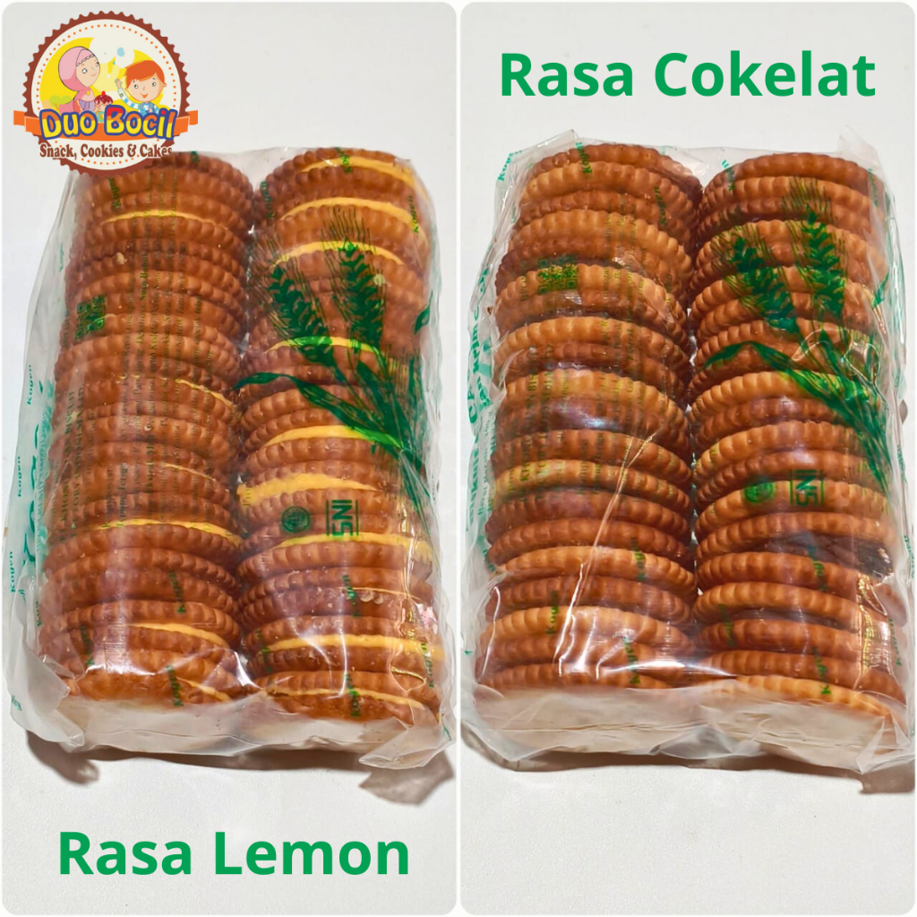 

Biskuit Khong Guan MONTE CARLO 200 Gram / Kue Kering Cokelat Lemon - Duo Bocil Snack