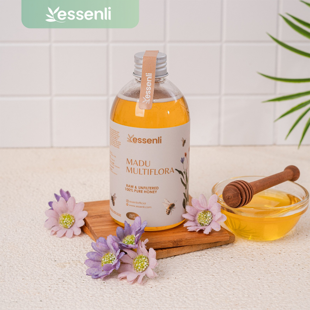 

ESSENLI Madu Multiflora Murni Asli Raw Honey
