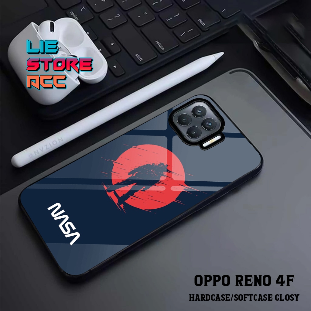 liestore_acc Case OPPO RENO 4 / RENO 4F / RENO 4 PRO Motif [ BRAND NASA ] Hp Glossy Casing Hardcase 