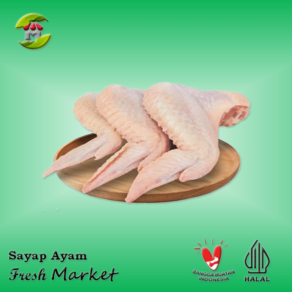 

RB [JAKPUS] Full Wing Sayap Ayam Utuh Pack 950gr - 1kg
