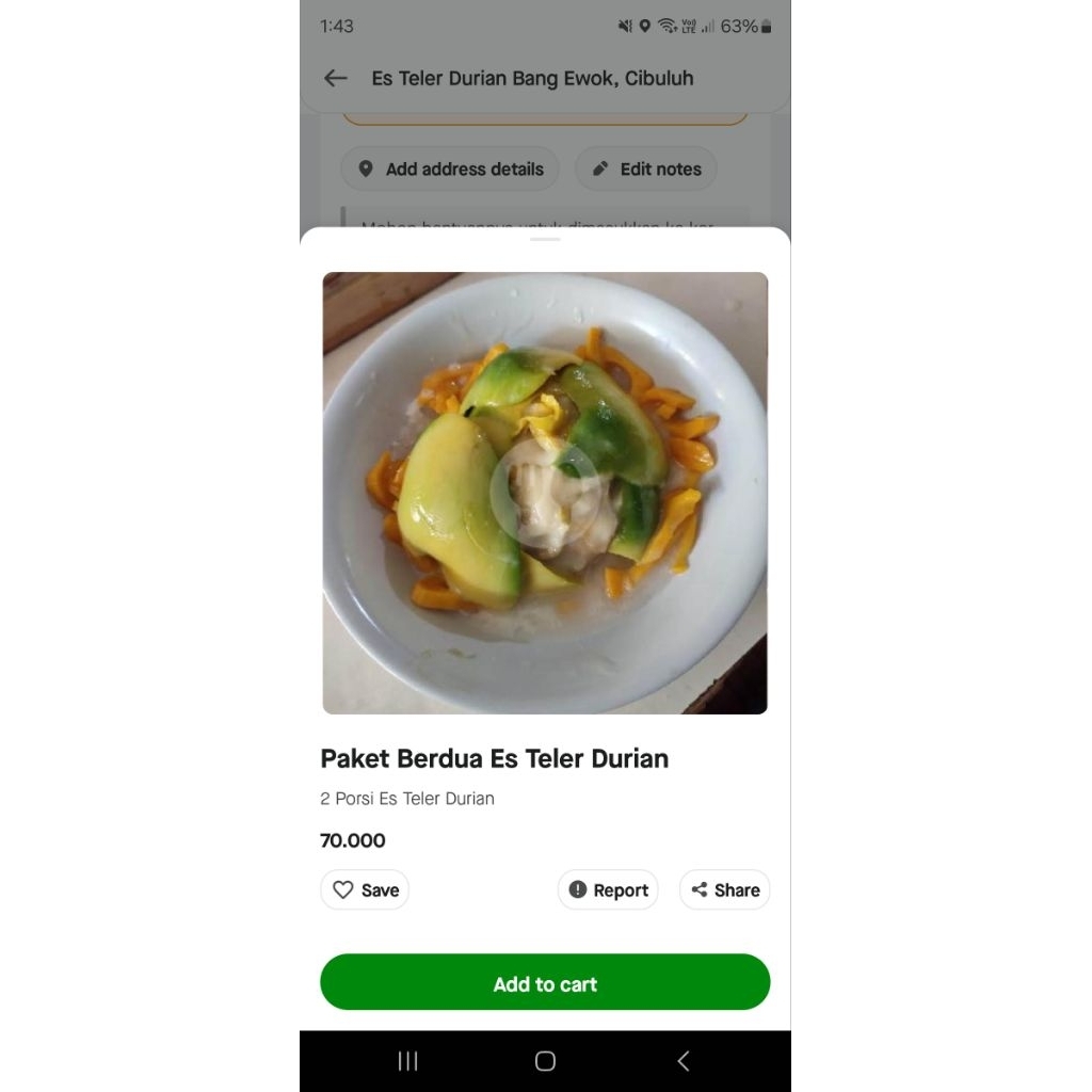 

Es Teler Kelapa Avocado