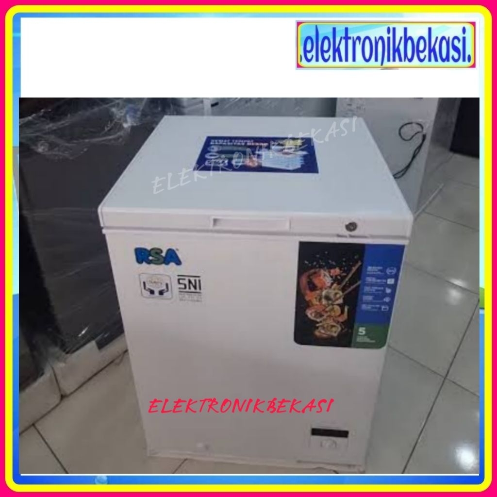 CHEST FREEZER RSA CF 160 / BOX FREEZER RSA 160 LITER CF-160 / RSA CF-160 CHEST FREEZER 160 LITER