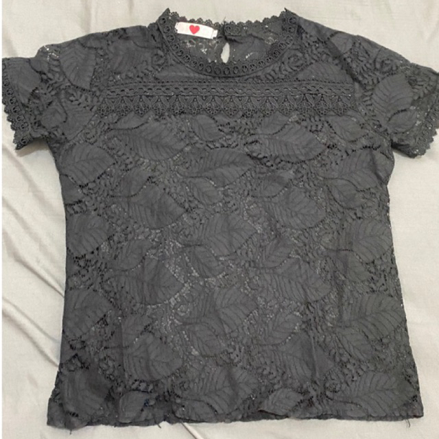 Atasan brokat hitam cantik