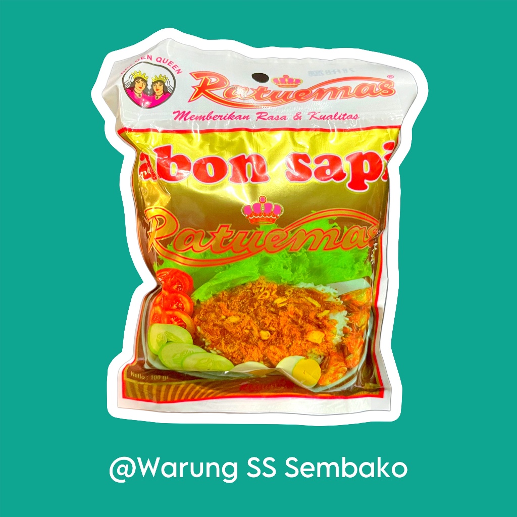 

Ratu Emas Abon Sapi 1 pcs 100 gram