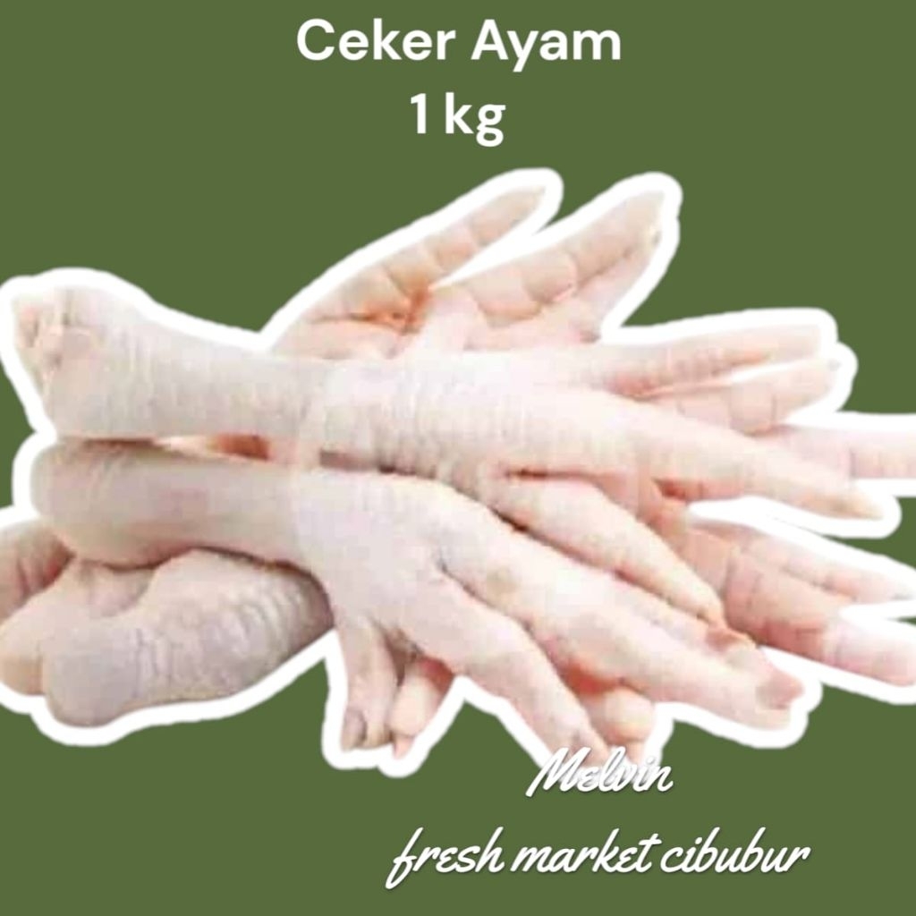 

Ceker ayam bersih fresh 1 kg kuku di potong