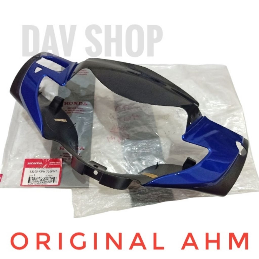 COVER/BATOK LAMPU DEPAN HONDA SUPRA X 125 OLD BIRU ORIGINAL AHM 53205KPH700FMT