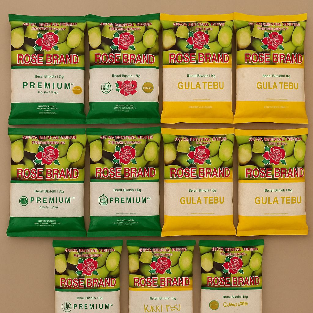 

GULA TEBU ROSE BRAND 1 KGGula pasir kristal putih berkualitas dari tebu pilihan. Cocok untuk konsumsi sehari-hari, usaha kuliner, minuman, dan kebutuhan rumah tangga.