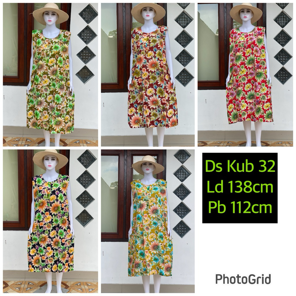 Daster Singlet Jumbo Kencana Ungu Label Biru(32)