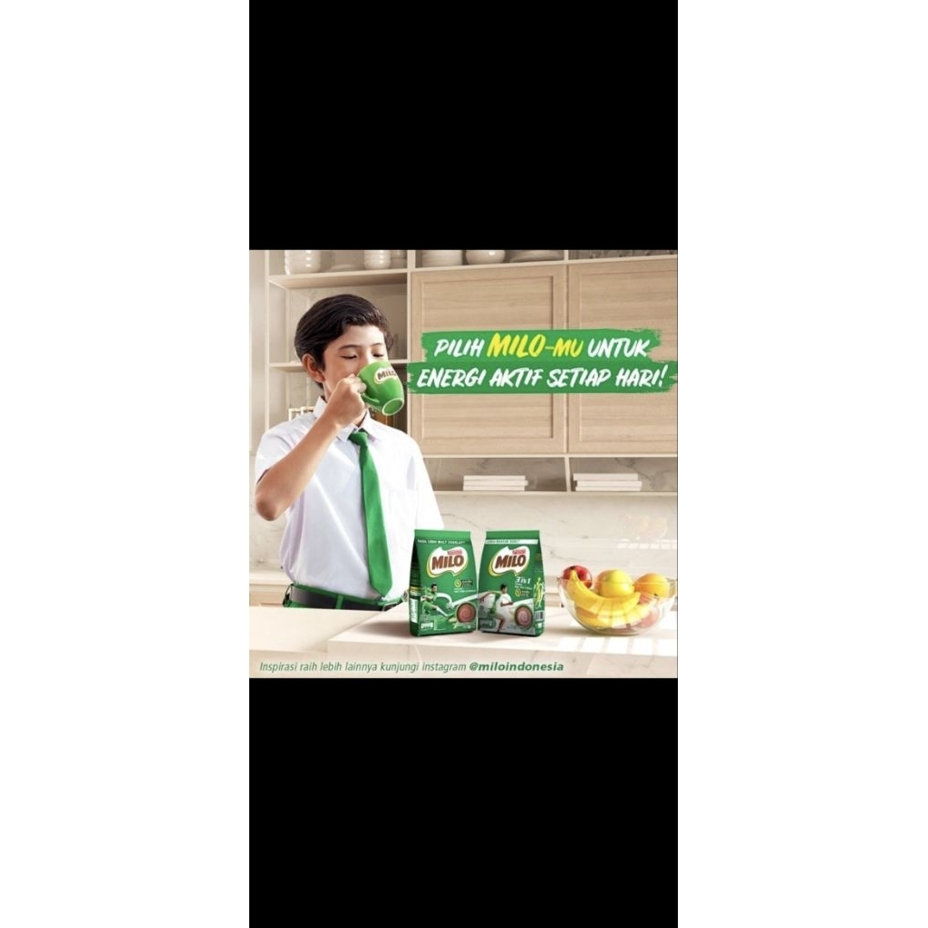 

Milo 3 in 1 ukuran 790 gr