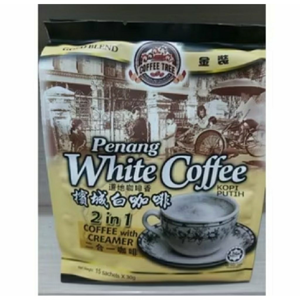 

Penang white coffee 2 in1 30 gr x 15 's