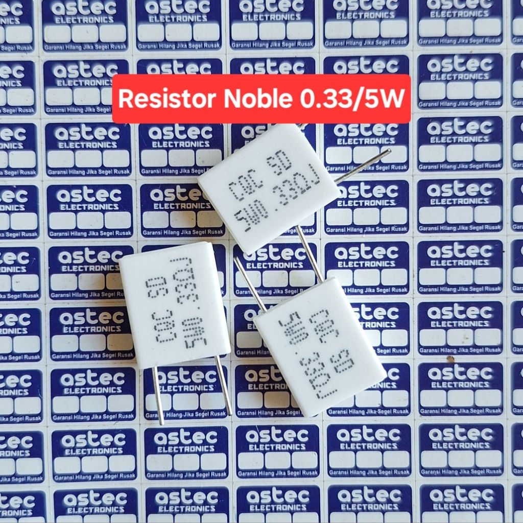 Resistor Noble 0.33 5W Resistor Gepeng 0.33 5W