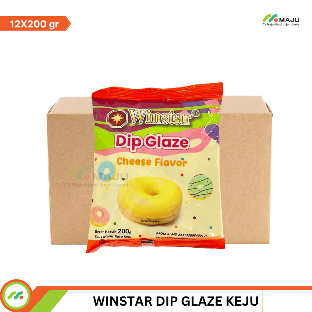 

WINSTAR DIP GLAZE CHEESE ( KEJU ) ECO 12X200GR