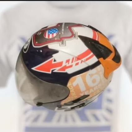 jual batok helm kyt slide galaxy/second/bekas