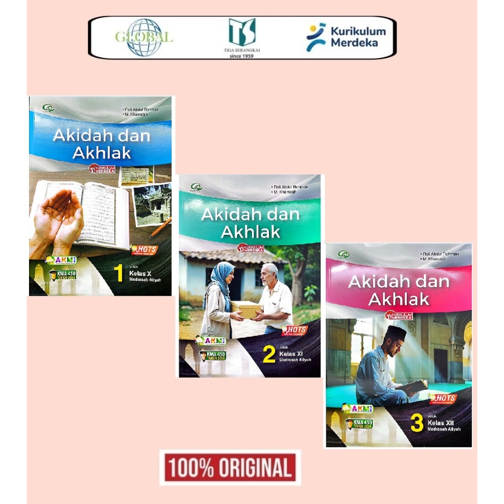Aqila - Buku Akidah Akhlak Kelas 10 11 12 MA / Akidah Akhlak MA Kelas 10 11 12 / Kurikulum Berbasis 