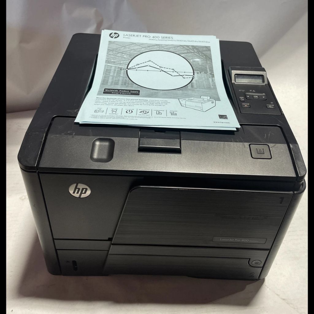 Printer Hp LaserJet Pro 400 M401n Printer Pro 400 LaserJet Hitam putihp