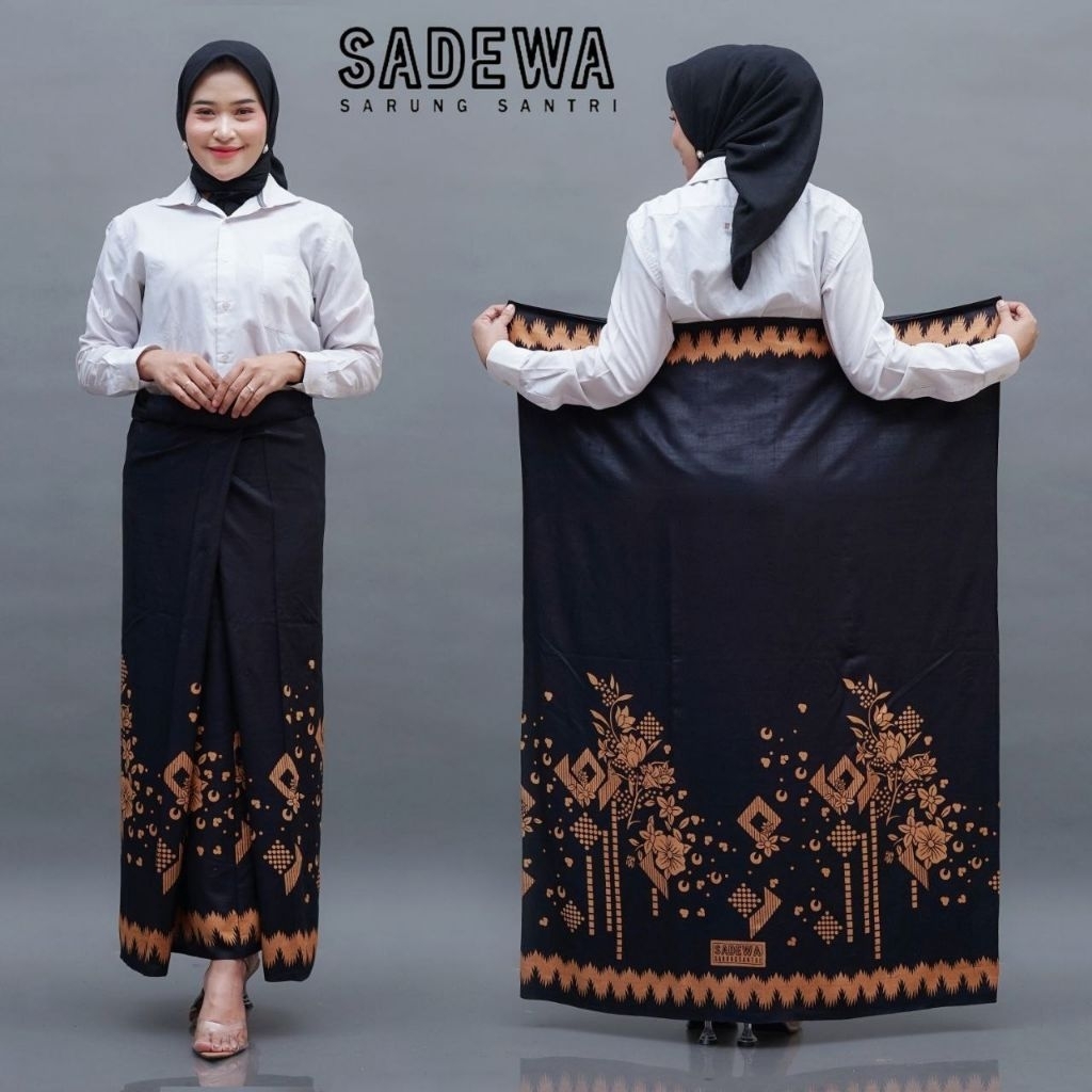 SARUNG SANTRI WANITA MOTIF KENANGA-RAYON PREMIUM