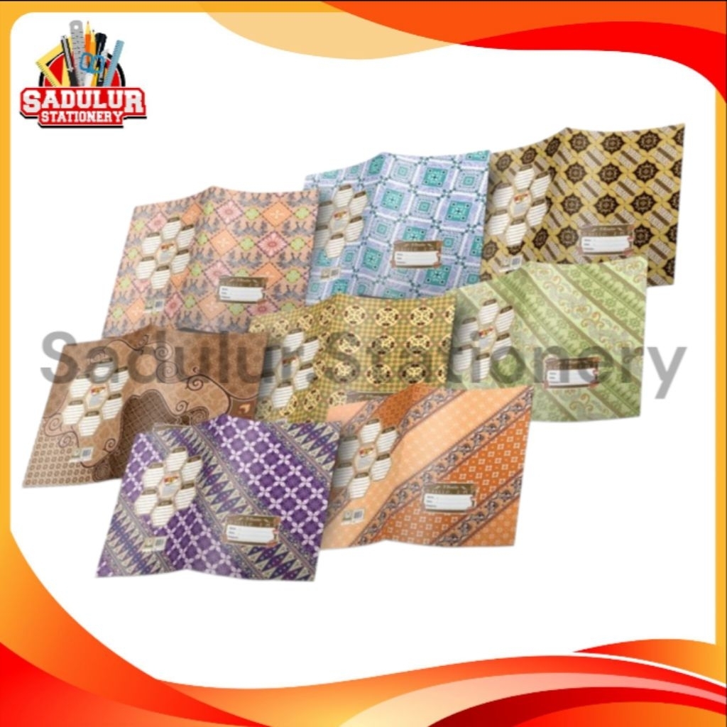 

Sampul Batik Boxy Art Paper Sampul Buku Tulis Buku Campus (1Pak isi 20 Lembar)