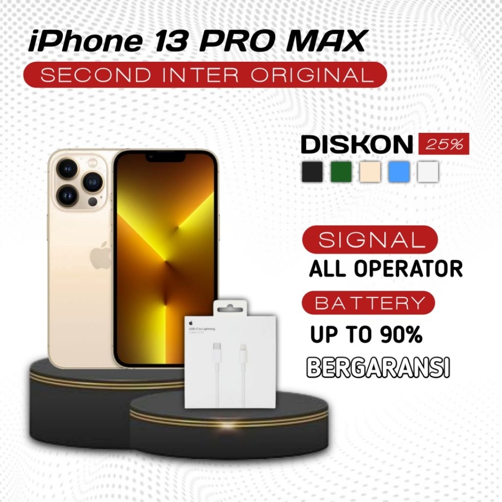 iphone 13 PRO MAX 256|128GB second fullset100% bergaransi mulus