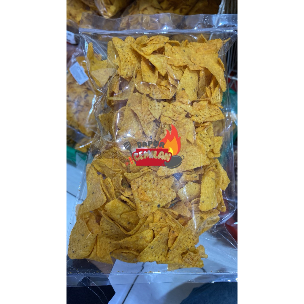 

Kripik Tortila Kripik Jagung Barbeque BBQ 200g