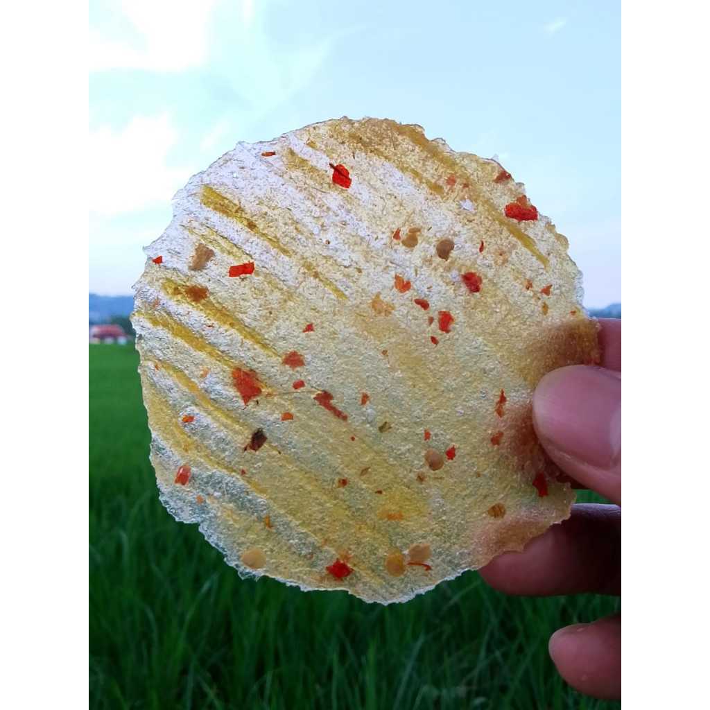 

Kecimpring/Opak Singkong Pedas Mentah