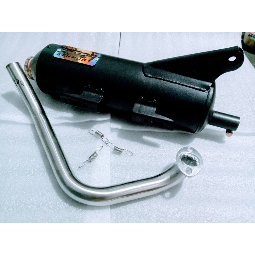 kenalpot setandar Racing original RDM 24 Exhaust bas adem PNP Mio seporty, vario, beat, pcx, N-Max d