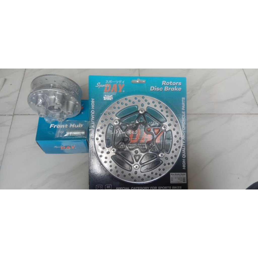 Tromol depan SYM set piringan Pnp MP GL Tiger Ninja