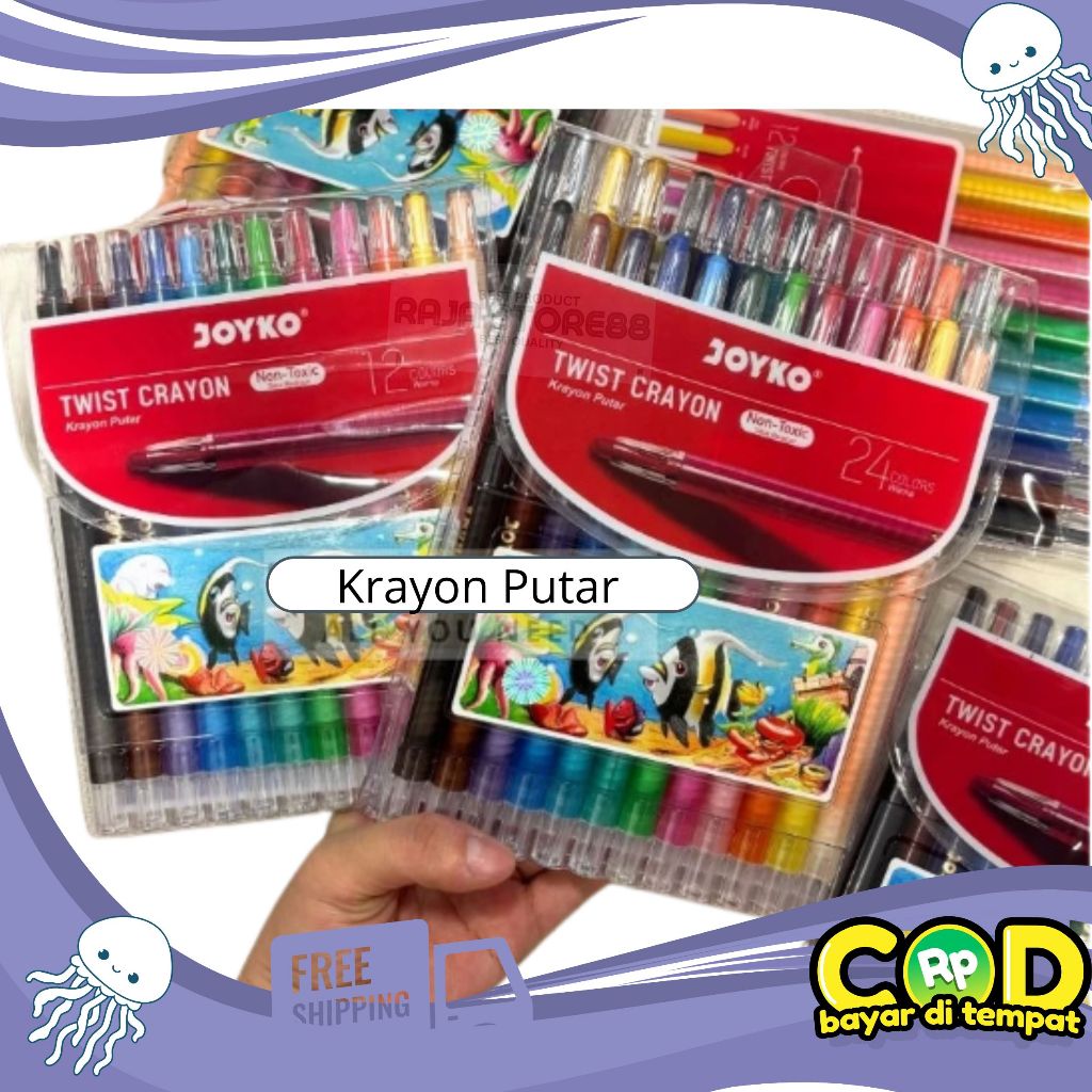 

Krayon Putar JOYKO Twist Crayon TWCR