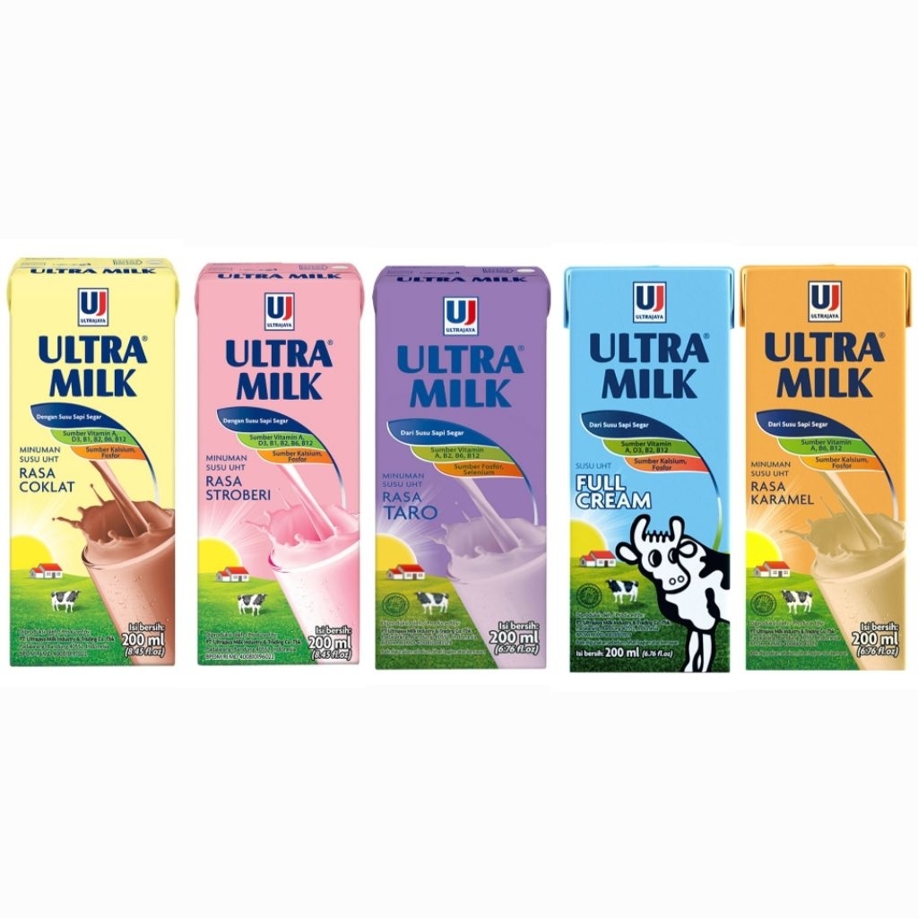 

Ultra Milk Susu UHT Kotak 200 ml