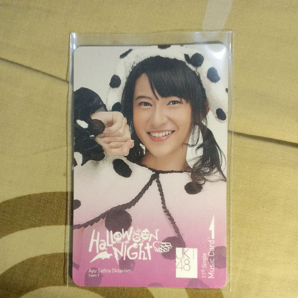 music card okta Halloween night JKT48