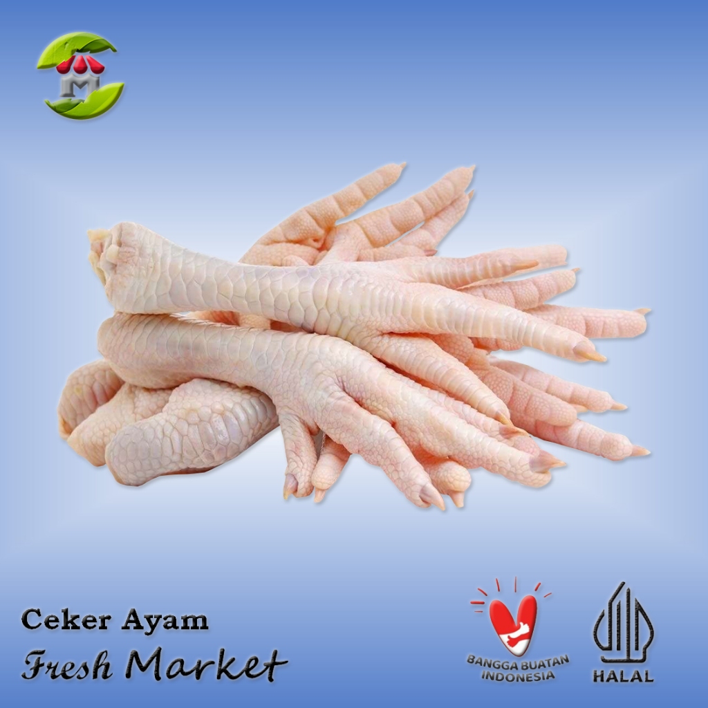 

[BOGOR] Ceker Ayam Putih Pack 950gr - 1kg