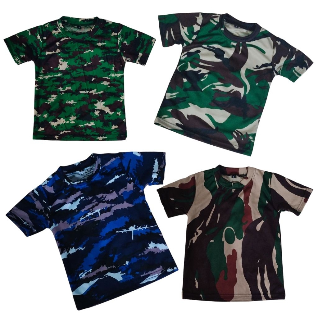 Kaos loreng anak laki laki|Kaos anak loreng army|kaos anak loreng malvinas|kaos tni anak 1-8 tahun