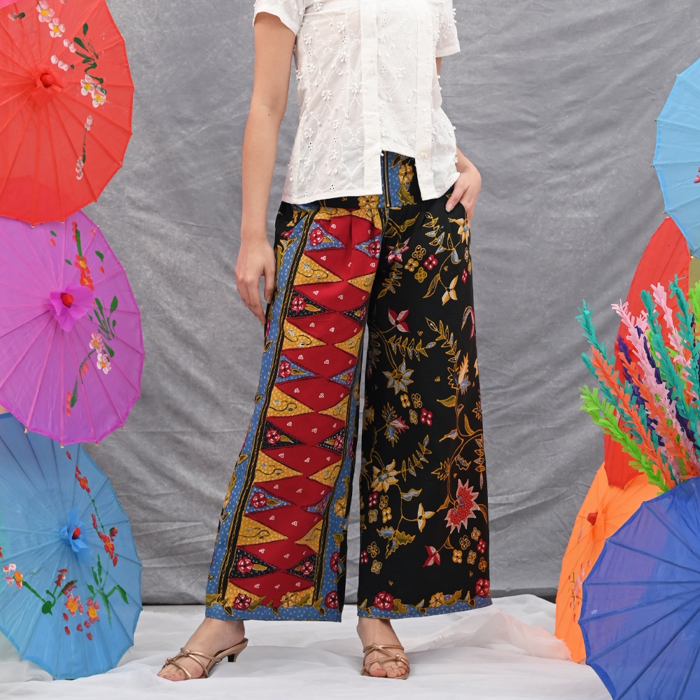 NONA RARA - Ritza Tulis Betawi P0500, Celana batik wanita modern