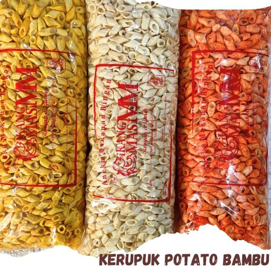 

kerupuk potato mini 1bal/kerupuk potato mini original 1ball /kerupuk potato buncis mini/potato mini