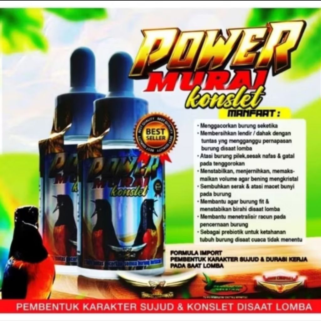 POWER MURAI KONSLET VITAMIN BURUNG MURAI BATU BMW