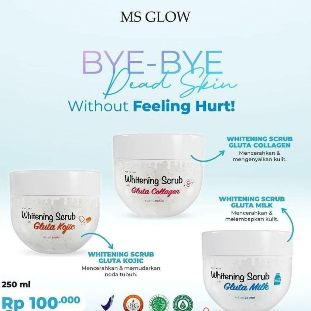 MS GLOW body scrub / body soap