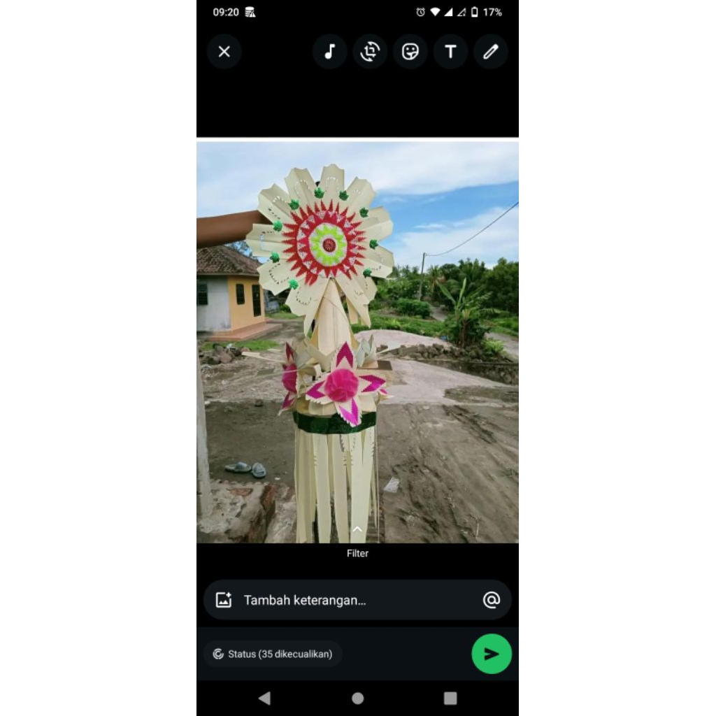 dekorasi nikahan atau janur kuning