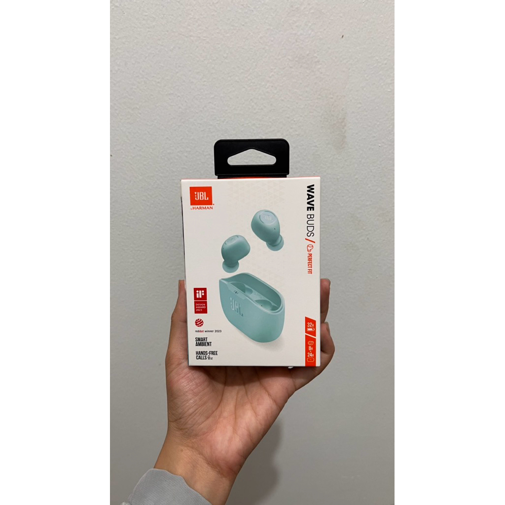 JBL Wave Buds Earbuds Nirkabel True Wireless - Beige