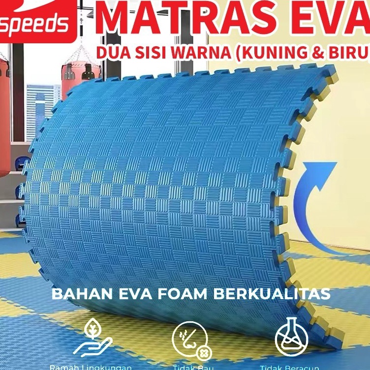 KODE H42U SPEEDS SNI Langsung Pabrik Matras Taekwondo Tebal 5cm Matras Karate 13x13x3cm Matras Olahr