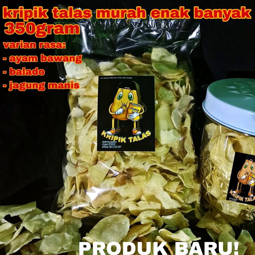 

Kripik talas murah enak banyak 350gram