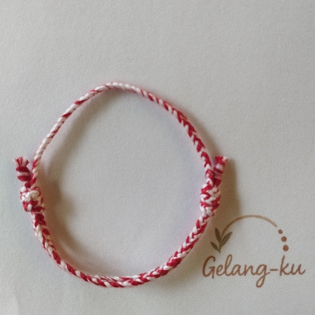 gelang tali merah putih