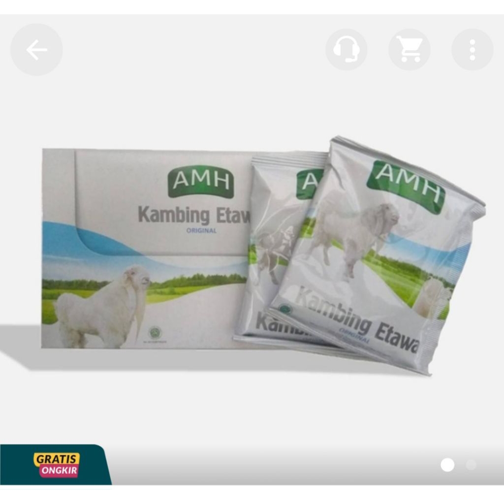 

susu kambing etawa orginal 10 sch